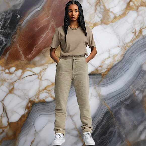 Pendleton Sandy Tan Short Sleeve Spring Style V-Neck Sweater, Size Medium - Picture 2 of 5